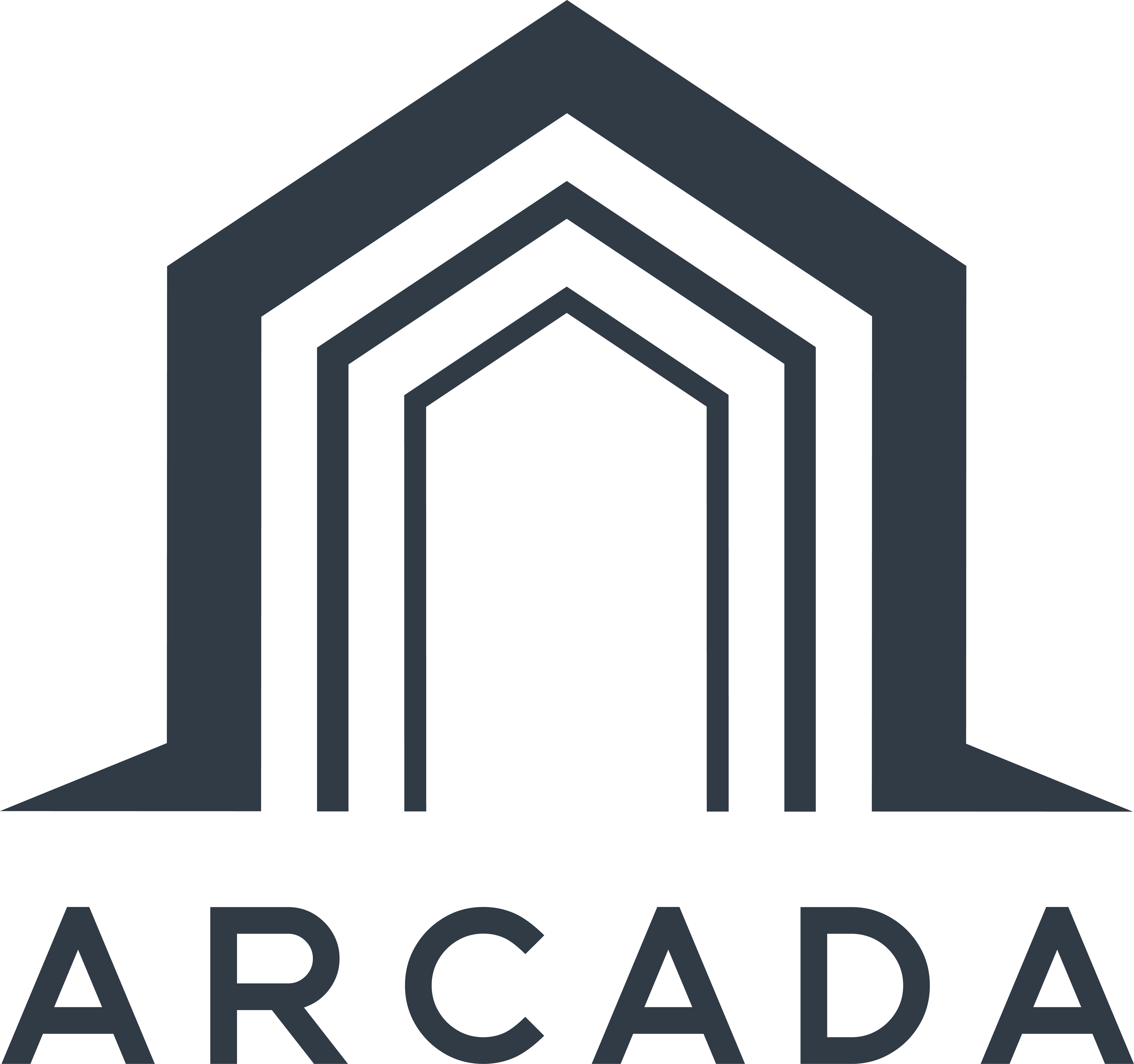 Варианты логотипа ARCADA - темный